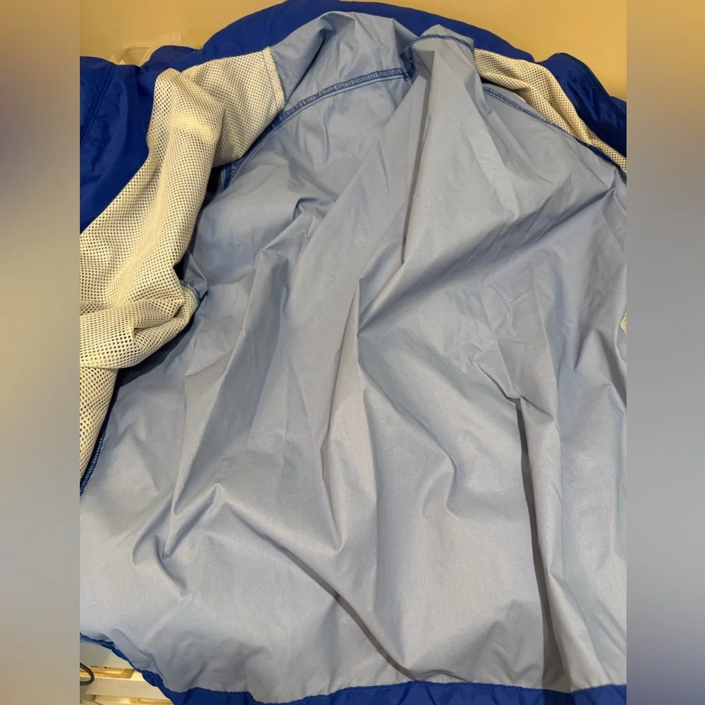 NWOT! COLUMBIA University of Kentucky Blue Windbreaker Rain Jacket